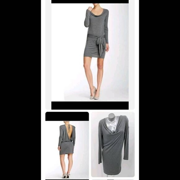 Haute Hippie long sleeve drapes Dress Size Large 3053 nwt. - Picture 1 of 12